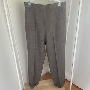 Vintage Larry Levine for Dress Barn Plaid Trousers | Size 8